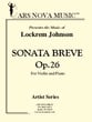 Sonata Breve for Violin and Piano, Op. 26 cover